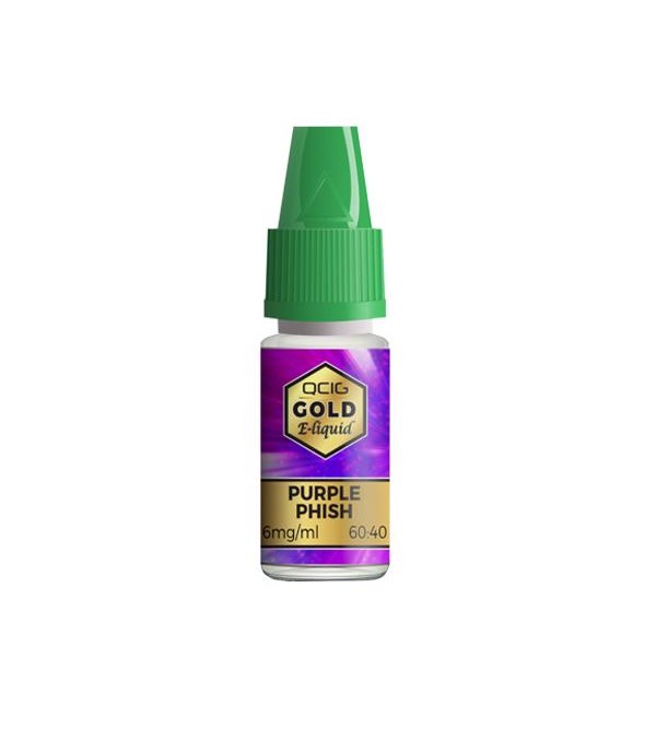 QCig Gold E-Liquids 10ml 12mg (60VG/40PG)