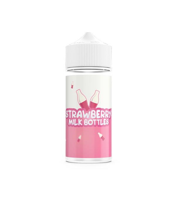 Strawberry Milk Bottles 100ml Shortfill 0mg (70VG-30PG)