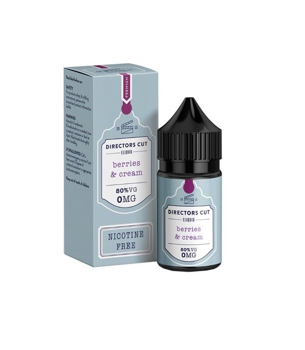 Directors Cut 30ml E-Liquid 0mg (80VG/20PG)