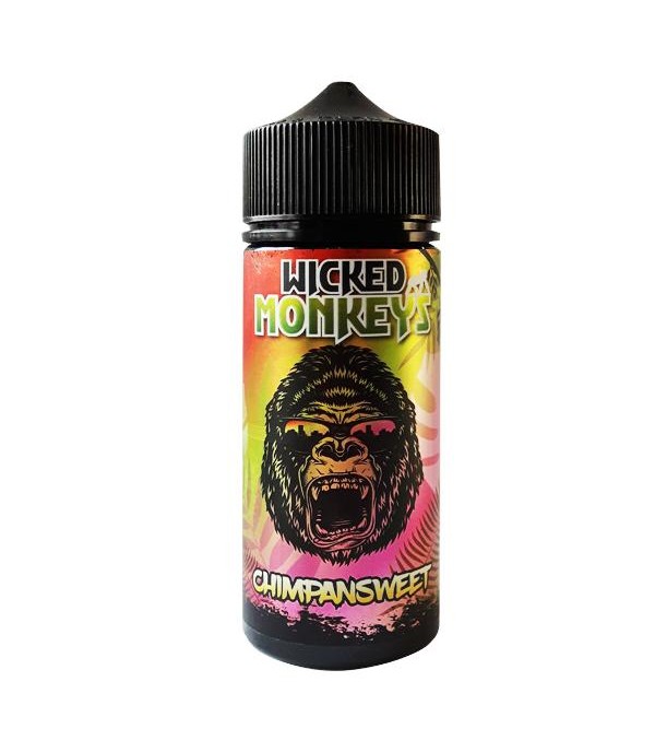 Wicked Monkeys 100ml Shortfill 0mg (70VG/30PG)