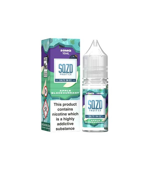 20mg Sqzd On Ice 10ml Nic Salts (50VG/50PG)