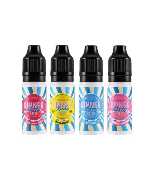 20mg Dinner Lady 10ml Flavoured Nic Salt