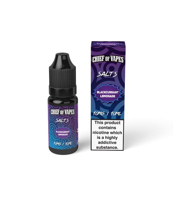 10mg Chief of Vapes Sweets Flavoured Nic Salt 10ml (50VG/50PG)