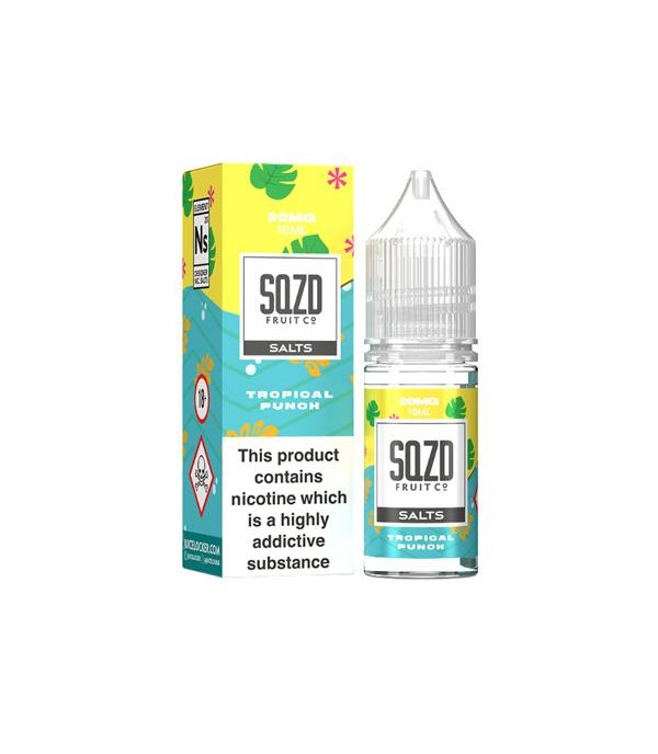 10mg Sqzd Flavoured Nic Salts 10ml  (50VG/50PG)