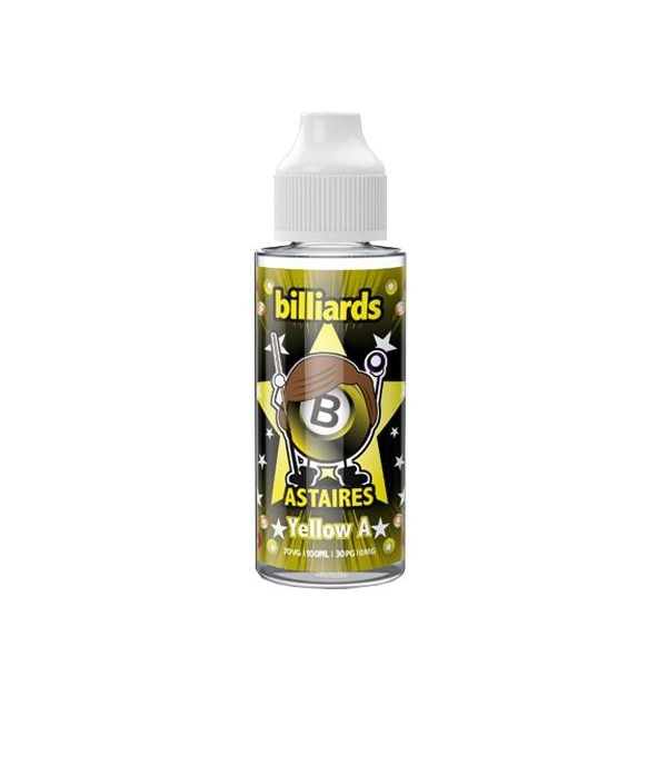 Billiards Astaires Range 0mg 100ml Shortfill (70VG/30PG)