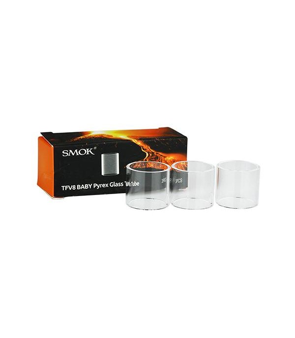 3 x Smok TFV8 Baby Pyrex Standard Replacement Glass