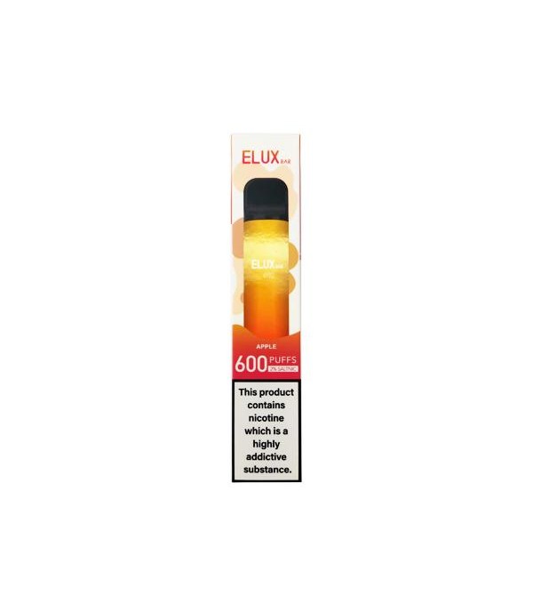 20mg Elux Bar Disposable Vape 600 Puffs