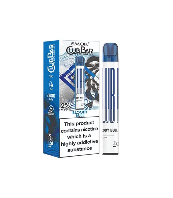 20mg Smok Club Bar Disposable Vape Pen 600 Puffs