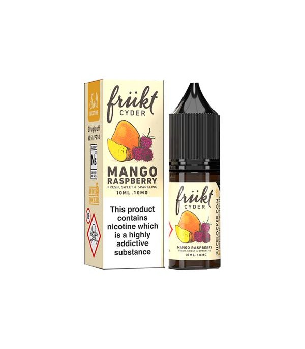 10mg Frukt Cyder 10ml Flavoured Nic Salts (50VG/50PG)