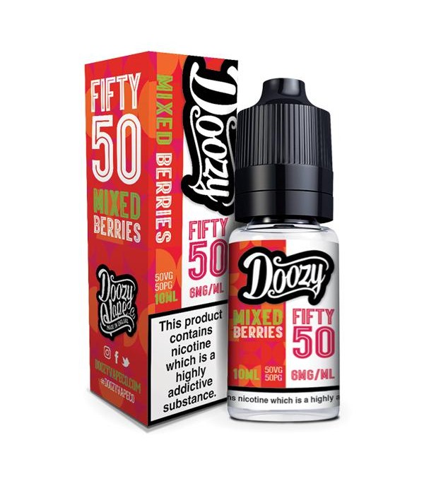 6MG Fifty:50 by Doozy Vape Co 10ml (50VG/50PG)