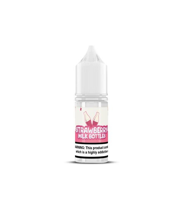 10MG Strawberry Nic Salts by Milk Bottles (50VG-50PG)