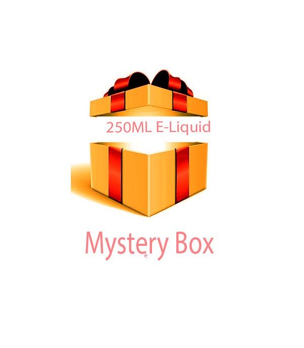 250ml E-liquid MYSTERY BOX + Nic Shots