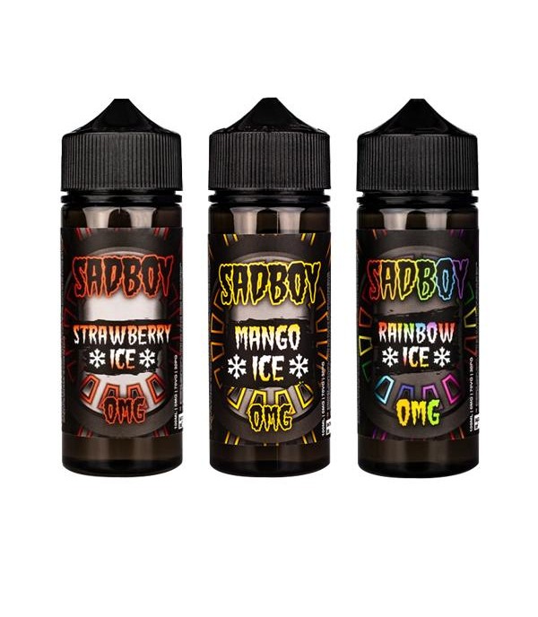 Sadboy Ice Range 100ml Shortfill 0mg (70VG/30PG)