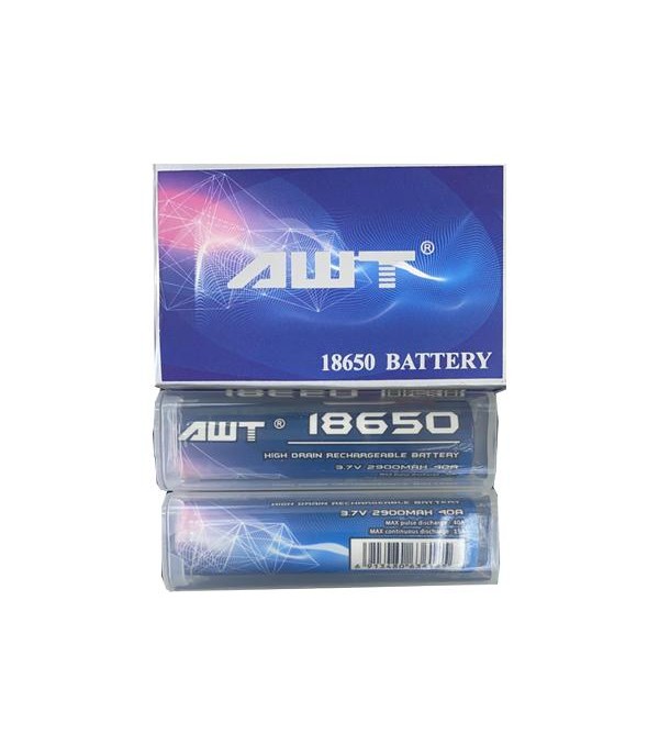 AWT 18650 3.7V 2900mAh 40A Battery