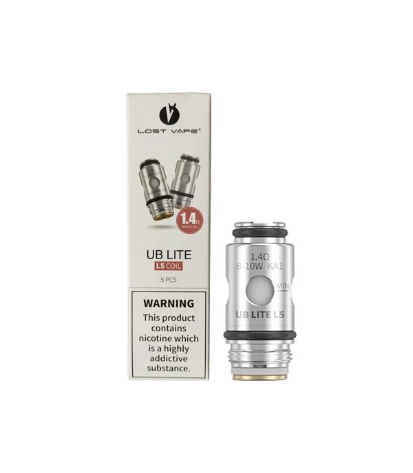 Lost Vape UB Lite Mesh Coils L5 1.4Ω  / L6 1.0Ω / L1 0.4Ω