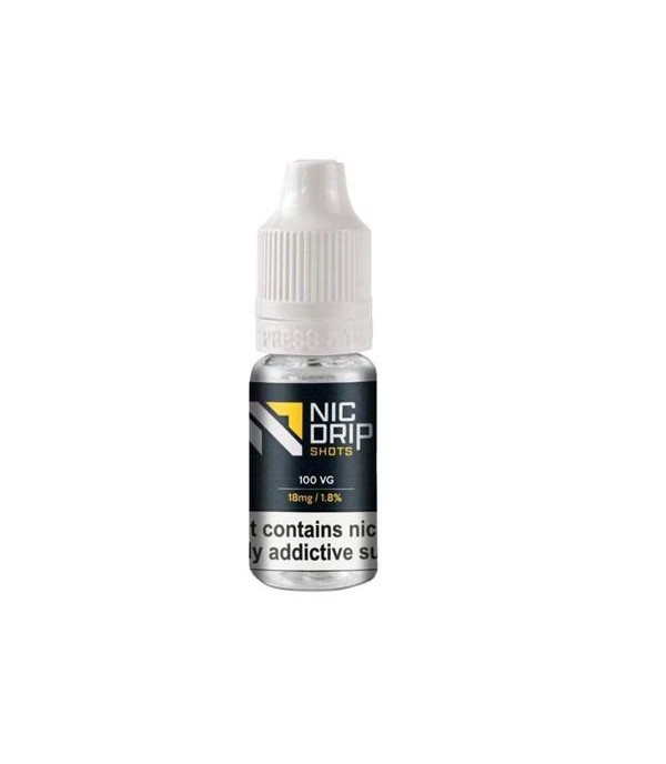 18mg Nic Drip Flavourless Nicotine Shot 10ml (100VG)